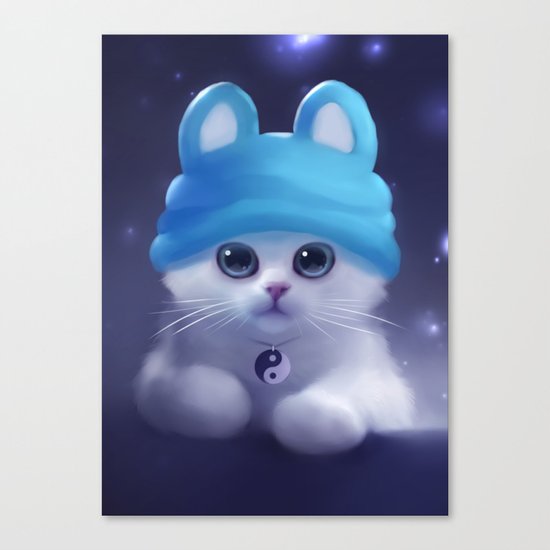 Yang The Cat Canvas Print