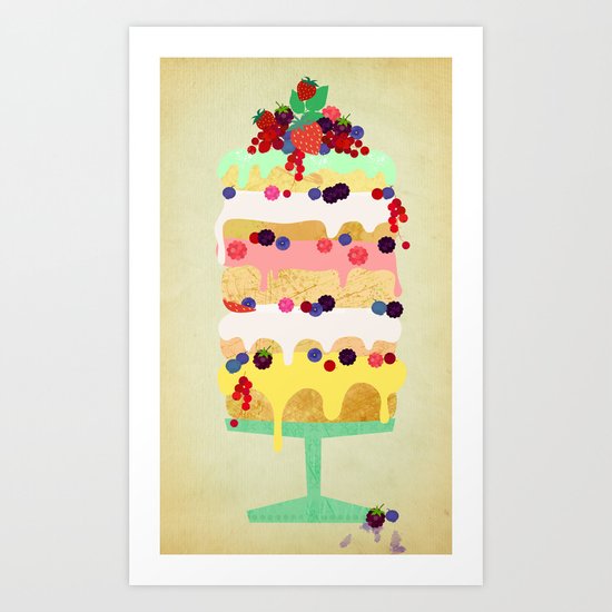 Fairy Cake Art Print