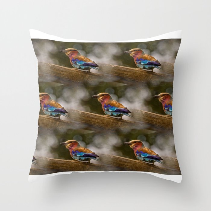 Beautiful birdy Comforter Throw Pillow