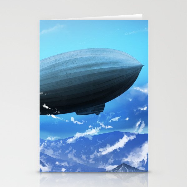 Rigid airship Stationery Cards