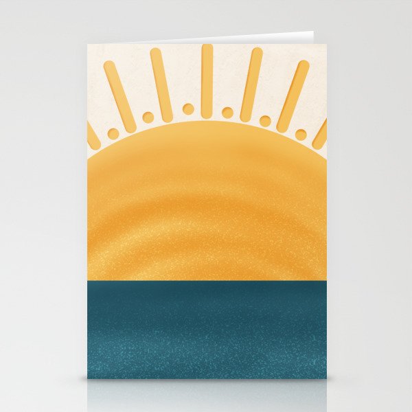 Ocean Sunset Stationery Cards