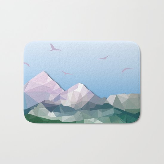 Night Mountains No. 35 Bath Mat