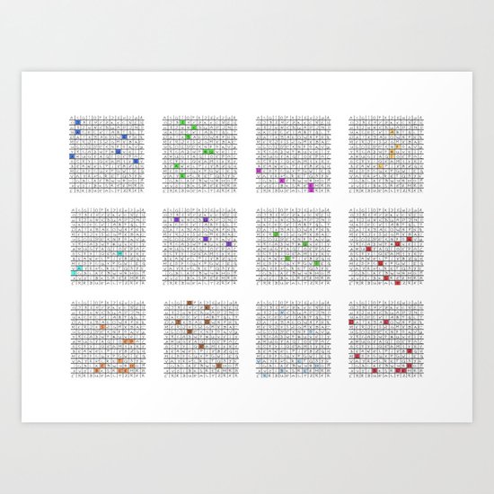 The -endless- Calendar for Germany Art Print