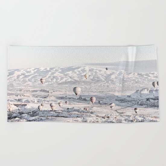 Air Balloons #society6 #art #buyart Beach Towel