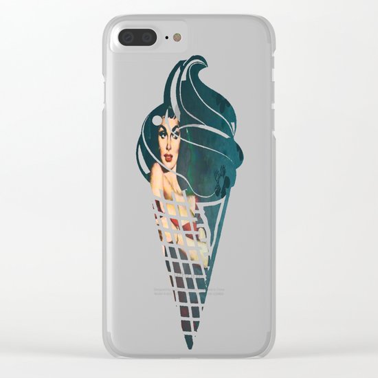 Flower In A Smoky Room Clear iPhone Case