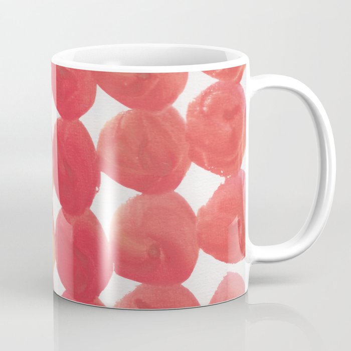 11  | 190408 Red Abstract Watercolour Coffee Mug
