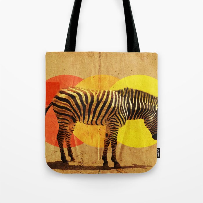 Zebra Card Tote Bag