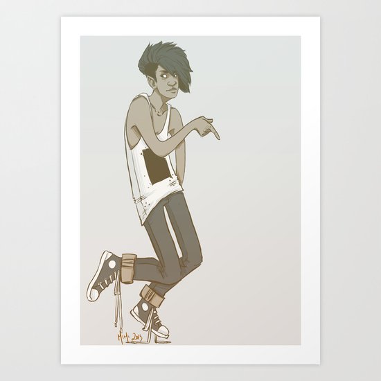 lost my moral code Art Print