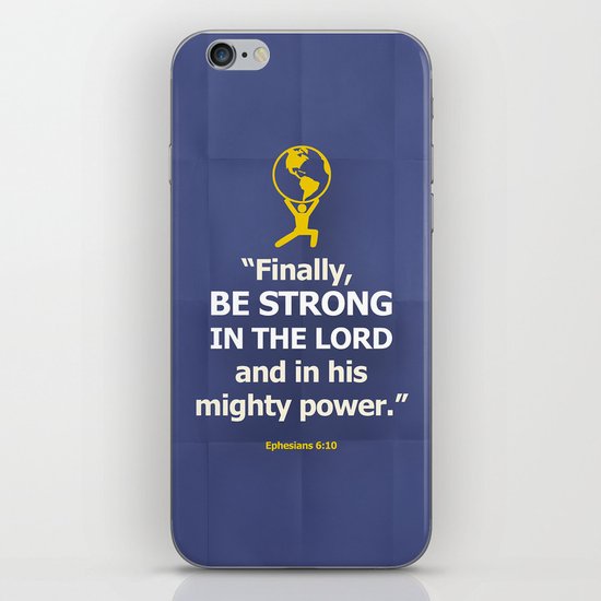 Be Strong iPhone & iPod Skin