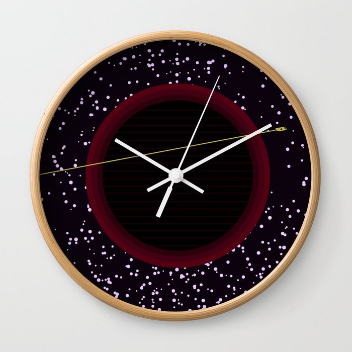 Planetoid Travel Art  Wall Clock