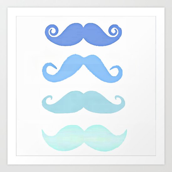 Moustache Art Print