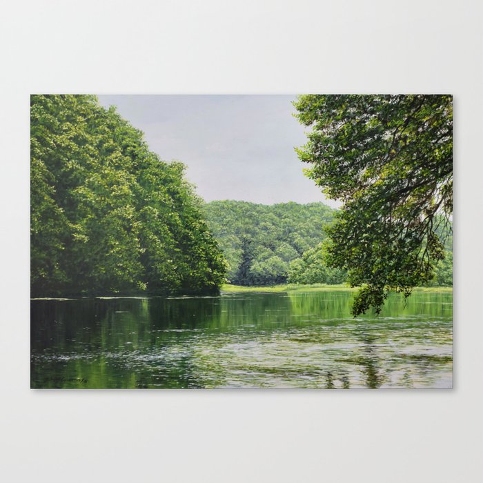 Serene lake Canvas Print