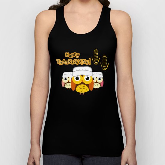Happy Thanksgiving Unisex Tank Top