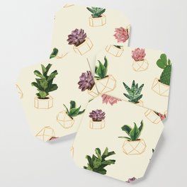 succulents pattern Coaster