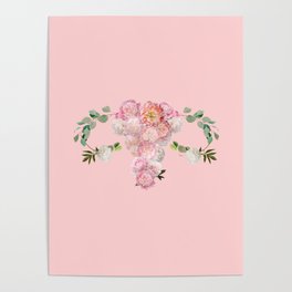 Floral Womb Poster