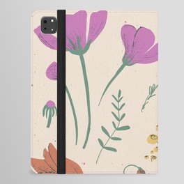 Wild Spring Flowers iPad Folio Case