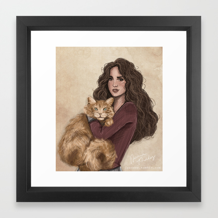 Hermione Framed Art Print By Jennapaddey Society6