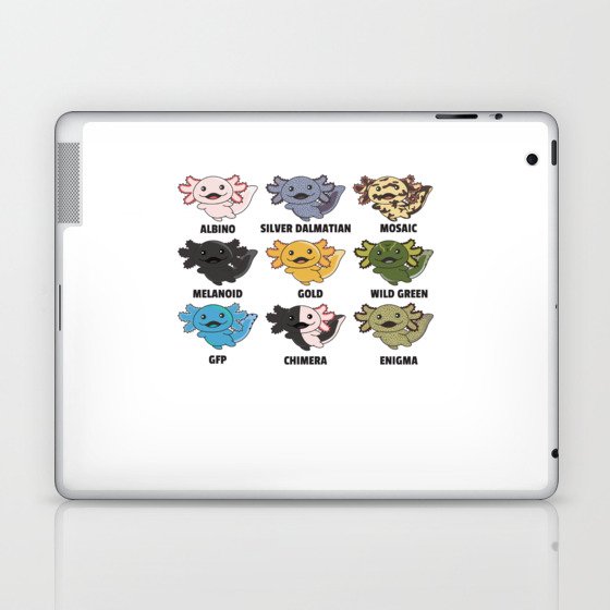 Axolotls From The World Sweet Animals Axolotl Laptop & iPad Skin