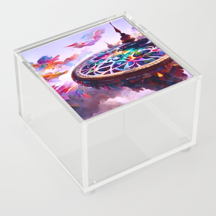 Floating mandala Acrylic Box