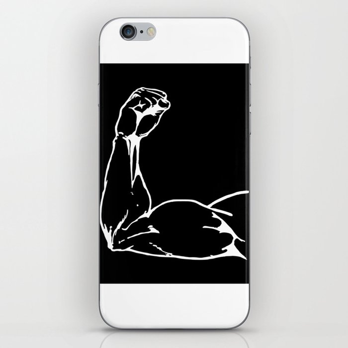 Muscled arm iPhone Skin