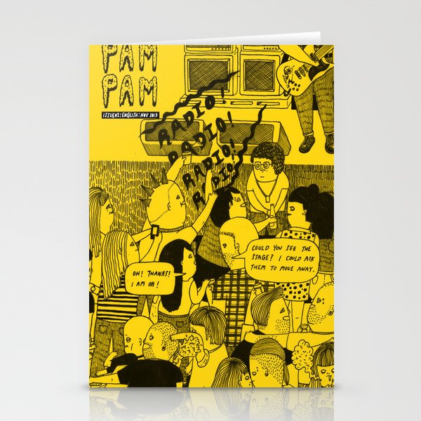 Pam Pam Zine #1 Cover Stationery Cards