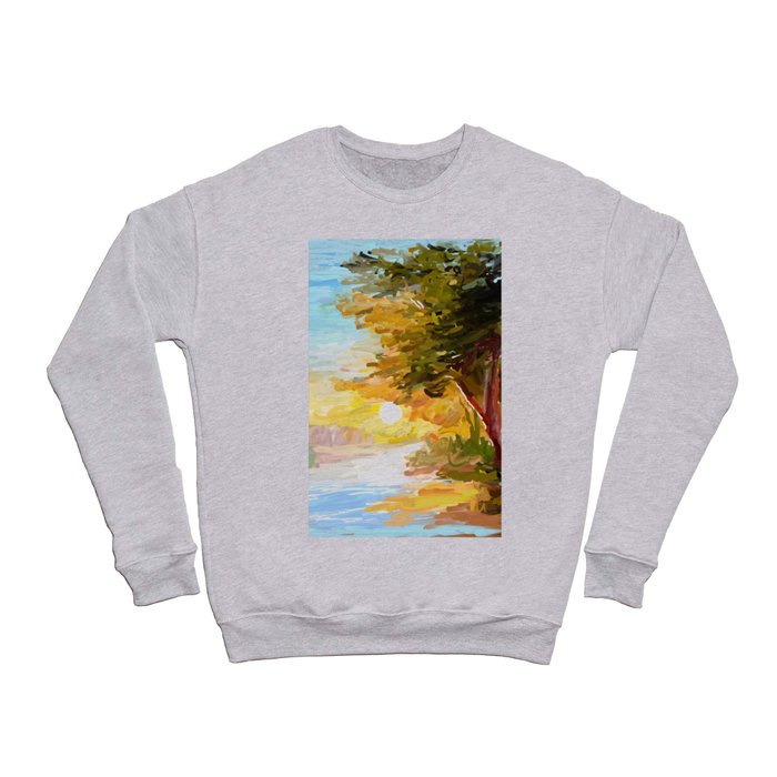 Nature landscape painting Crewneck Sweatshirt