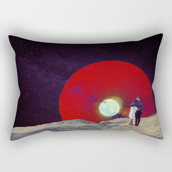 Together with the Sunset Rectangular Pillow
