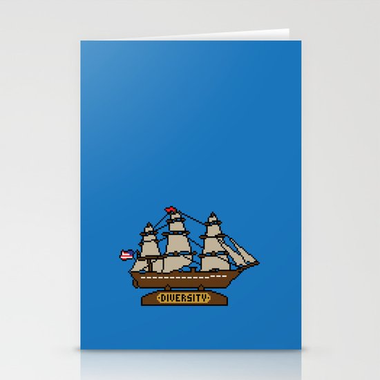 Anchor Pixel Stationery Cards