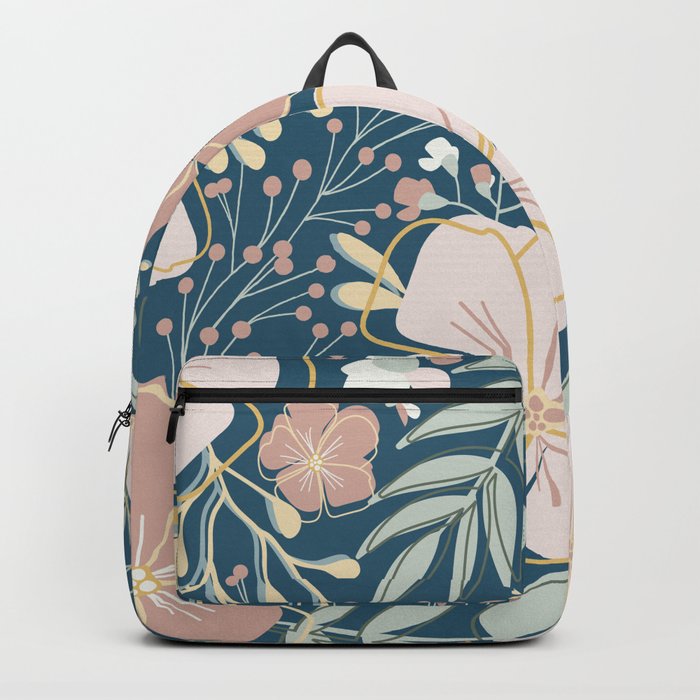 Flower store print backpack