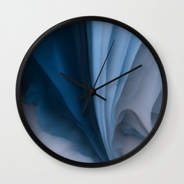 Blue and Gray Abstract Wall Clock