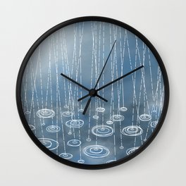 Another Rainy Day Wall Clock