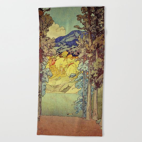 Returning to Hoyi Beach Towel