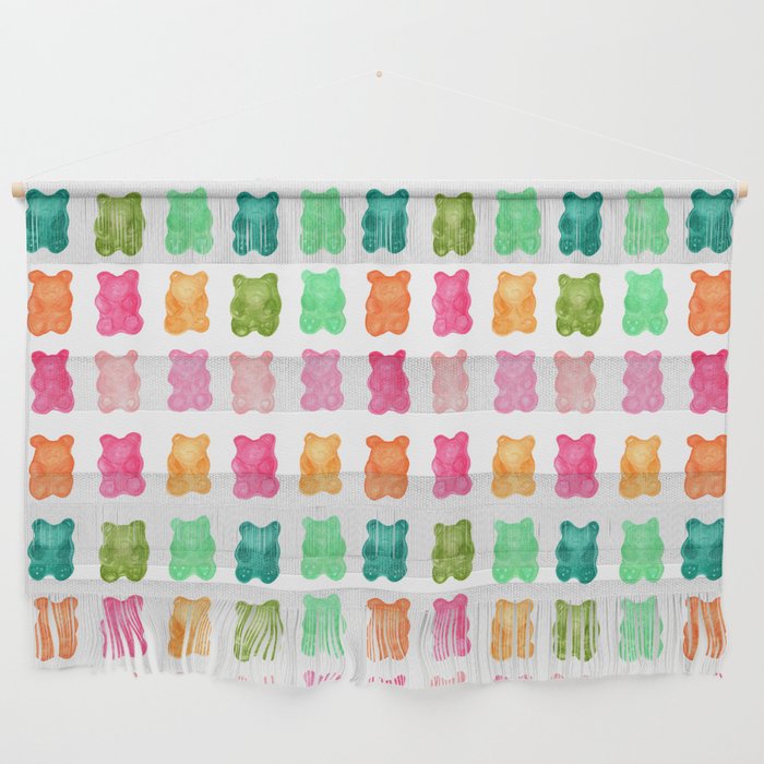 Gummy Bears Colorful Candy Wall Hanging