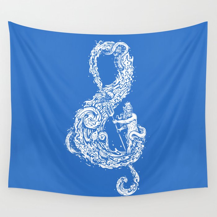 Sound of the Ocean Wall Tapestry