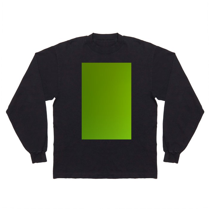 32 Green Gradient Background 220713 Minimalist Art Valourine Digital Design Long Sleeve T Shirt