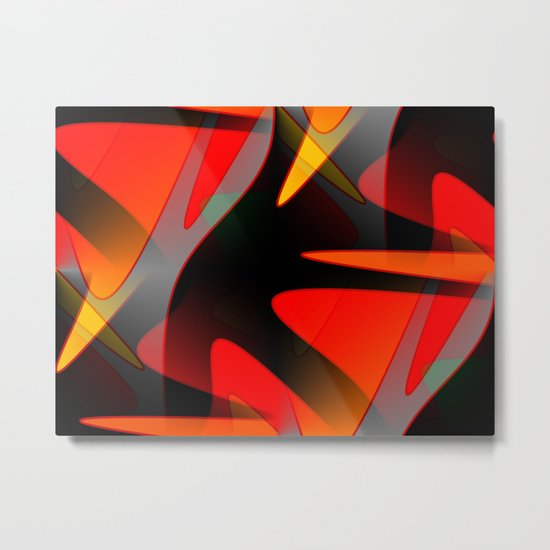 Abstract Reach Metal Print