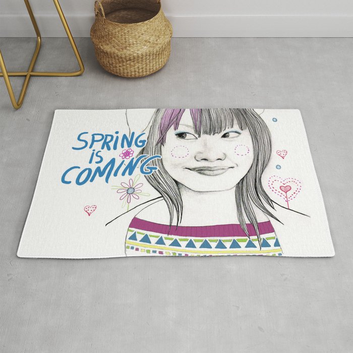 Spring is coming Rug