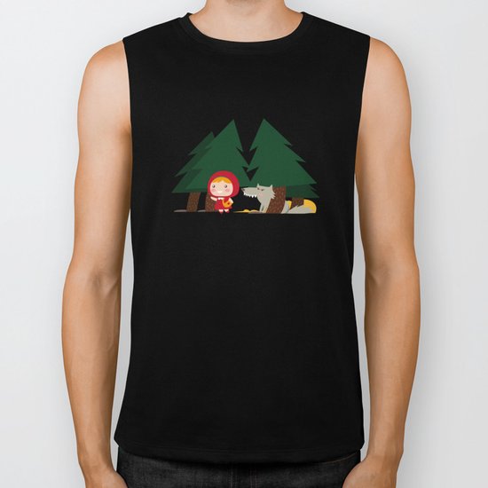 Little Red Riding Hood Biker Tank