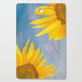 Yellow Sunflowers Cutting Board