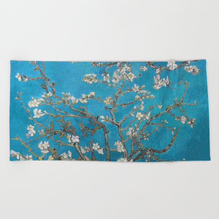 Vincent Van Gogh Almond Blossoms Beach Towel