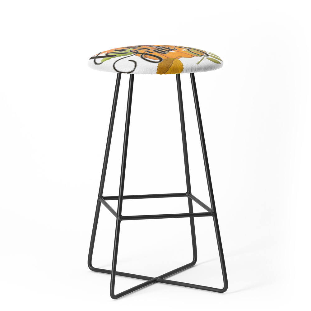 Happy Fall Y'all Bar Stool by graphicillustration