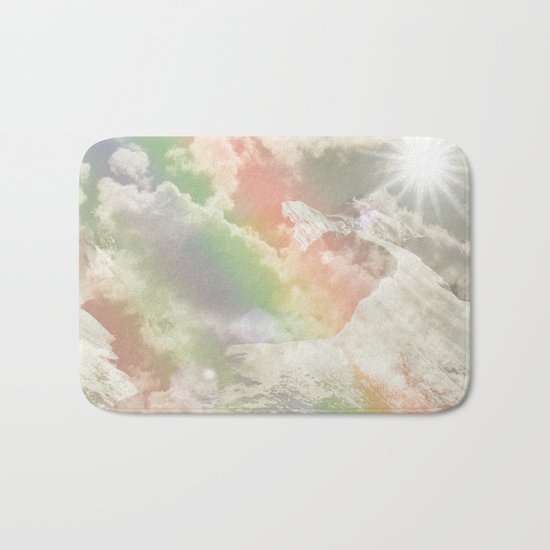 Mountains in The Sky Bath Mat