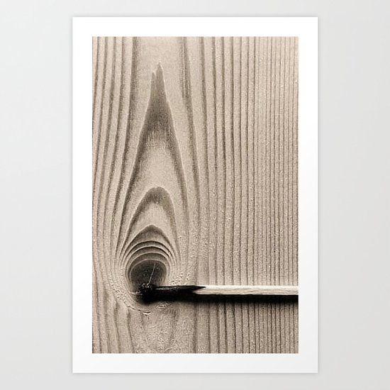 wood//firestick Art Print