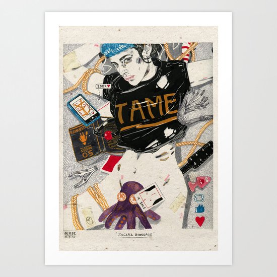 Social Bondage Art Print