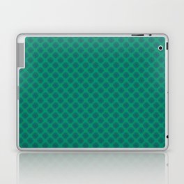 Fuzzy Dots Green Laptop Skin