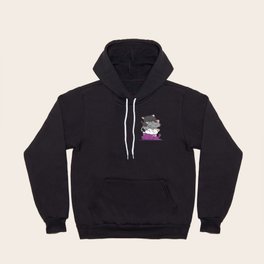 Asexual Pride Cats Anime - Ace Pride Cute Kitten Stack Hoody