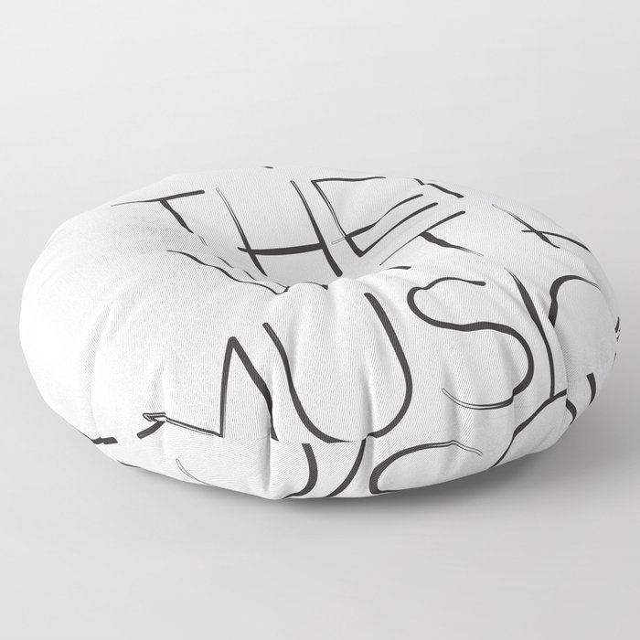 music Floor Pillow