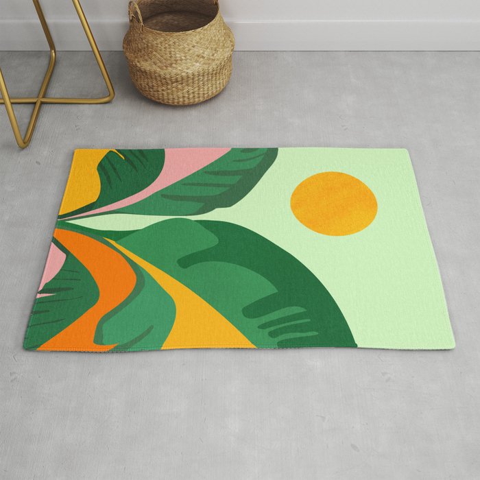 Things Are Looking Up / Tropical Greenery Rug
