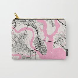 Charleston - United States Neapolitan City Map Carry-All Pouch | Mapartcolor, Vectormap, Linearmap, Linemap, Landscape, Worldmap, Photo, Areamapprint, Travel, Mapart 