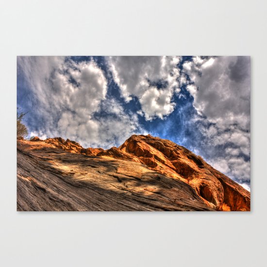 Blue and Orange Canvas Print